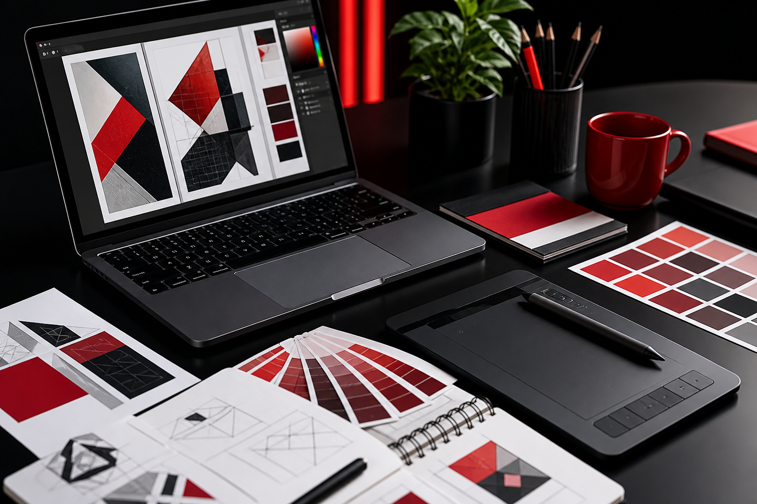 Referencia visual de diseño gráfico
